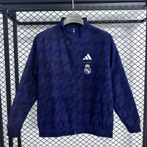 Real Madrid blue reversible windbreaker