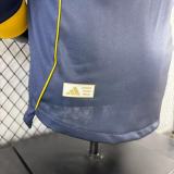 2025-26 Boca home long sleeve player version jersey   (The player version is more slim fit, it is recommended to buy one size larger)