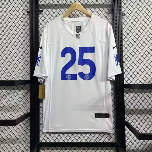 2025-26 Chelsea 25 X NFL jersey size