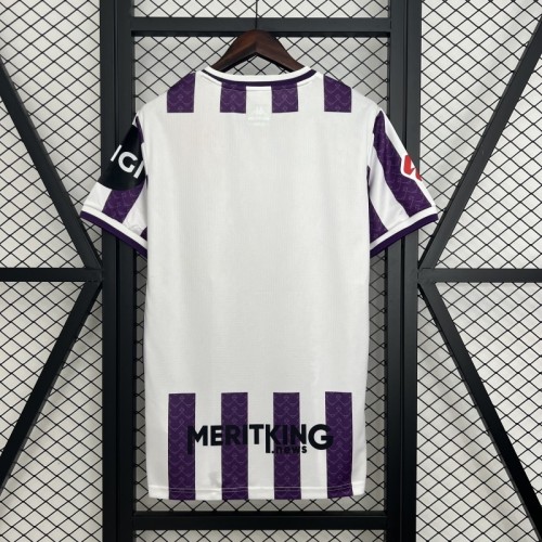 25-26 Real Valladolid home soccer jersey