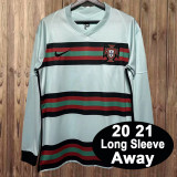 2020-21 Portugal Away retro Long Sleeve Jersey