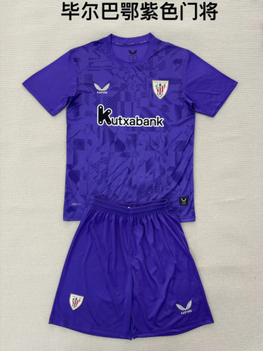 25-26 Bilbao Purple Goalkeeper kid kit