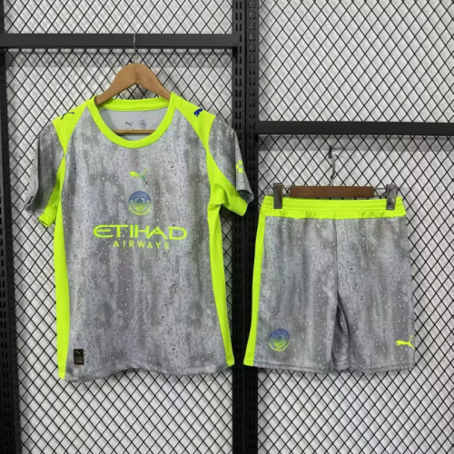 25-26 Manchester City  Third Away Kid Kit