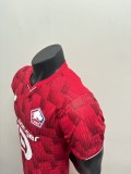 25-26 Lille OSC home Player Version soccer jersey size S-2XL