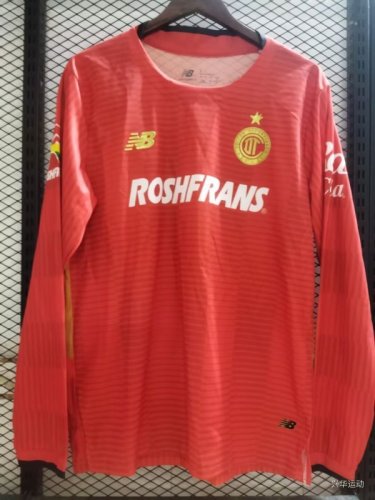 2025-26 Toluca Home Long Sleeve Soccer Jersey