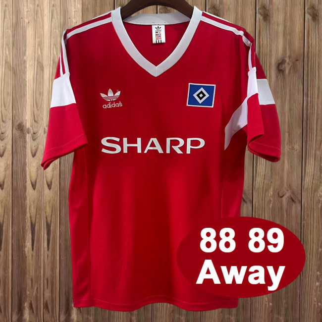88-89 Hamburger SV Away Retro Jersey