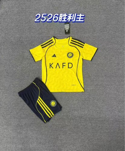25-26 Al Nassr Home kid kit