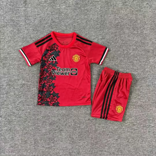 25-26 Manchester United  Red Rose Special Kid Kit