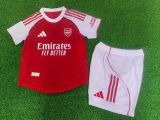 25-26  Arsenal  home player version kid kit