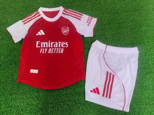 25-26  Arsenal  home player version kid kit