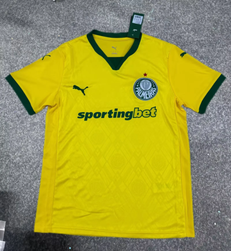 25-26 Palmeiras Third Away yellow soccer jersey
