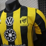 25-26 Al-Ittihad Home Player Version Soccer Jersey
