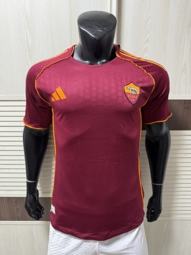25-26 Roma home player version jersey