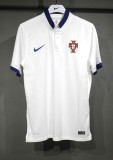 2014 Portugal Away White Player version jersey