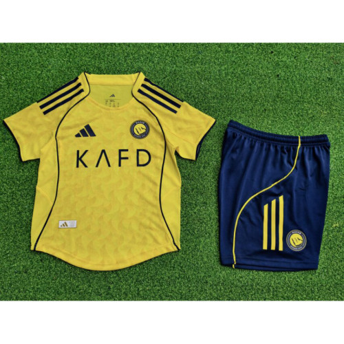 25 26 Al-Nassr Home player kids kit