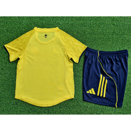 25 26 Al-Nassr Home player kids kit