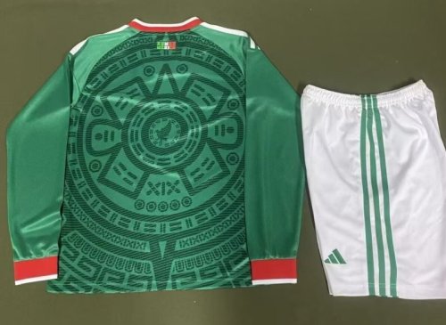 Mexico 2025/26 Home Long Sleeve kid kit