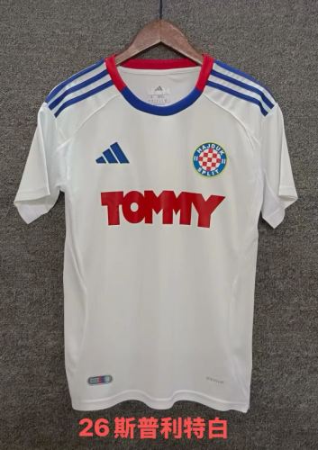 Hajduk Split 202526 Home soccer jersey S-XXL