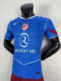 Atletico Madrid 202526 Third Away Player size S-2XL