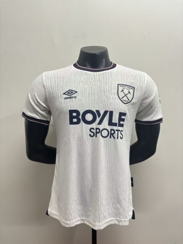 West Ham United 202526 Away player version size S-2XL