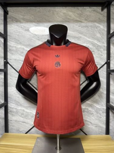 Bayern Munich 202526 Red retro Player version jersey size S-2XL