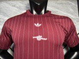 Arsenal 202526 red retro version player version jersey size S-2XL