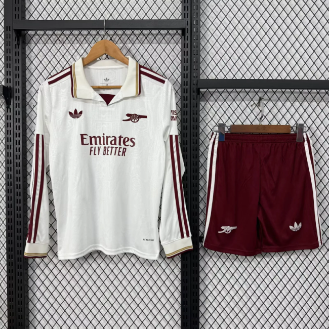 Arsenal 2025/26 Third Away Long Sleeve kid kit