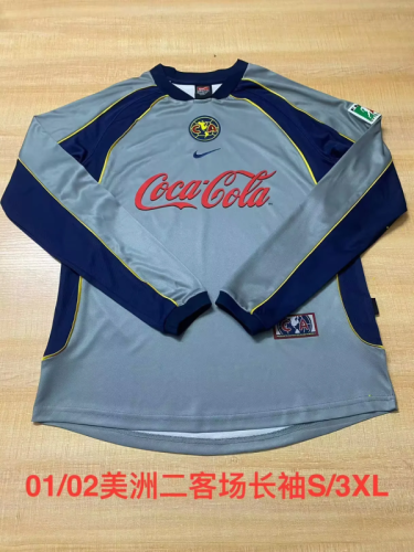 America 2001/02 Third Away Long Sleeve Retro Jersey