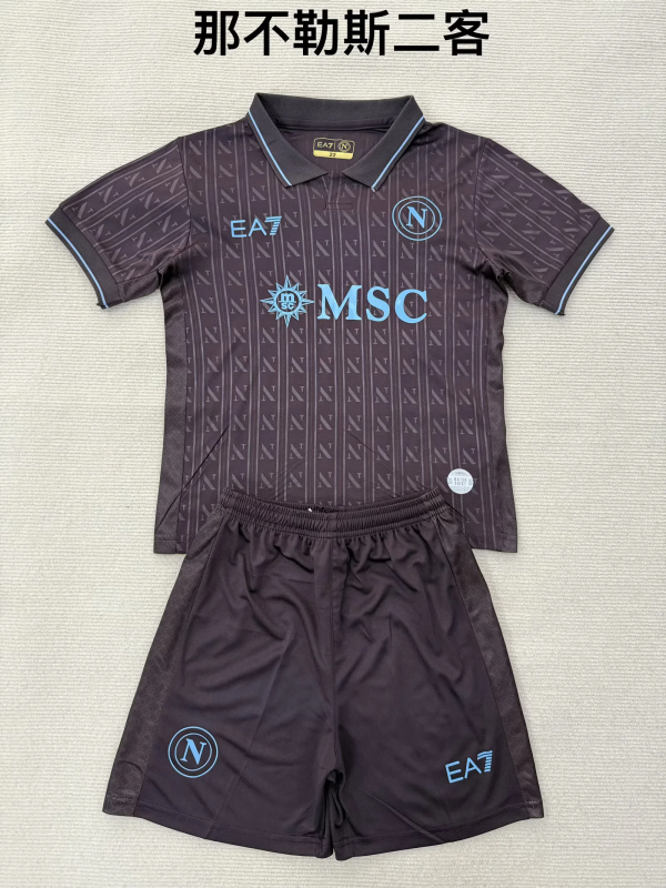 Napoli 202526 Third Away Kids Kit