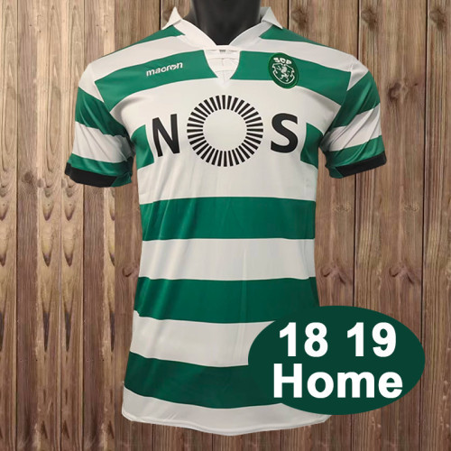 Retro Sporting Lisbon 201819 Home Jersey S-XXL