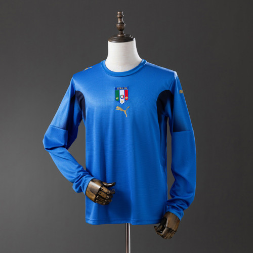 Italy 2006 Home Retro Long Sleeve soccer jerseys