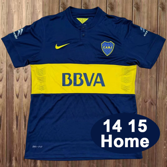 Boca Juniors 2014/15 home Retro soccer jerseys
