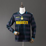 Retro Inter Milan 199798 Away Long Sleeve soccer jerseys