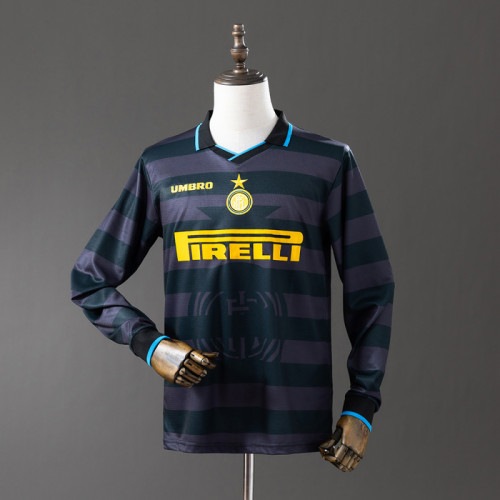 Retro Inter Milan 199798 Away Long Sleeve soccer jerseys