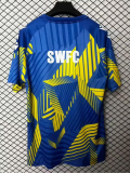 Sheffield Wednesday F.C. 2025/26 blue yellow Pre-Match jersey