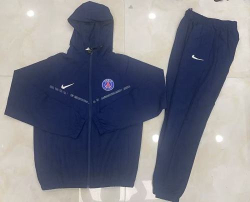Paris Saint Germain 202526 blue Windbreaker suit S-2XL