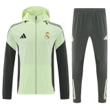 Real Madrid 202526 Light Yellow Windbreaker suit S-2XL