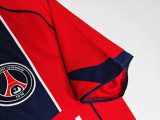 Retro  Paris 200405 Away Red Soccer jersey