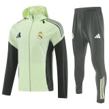 Real Madrid 202526 Light Yellow Windbreaker suit S-2XL