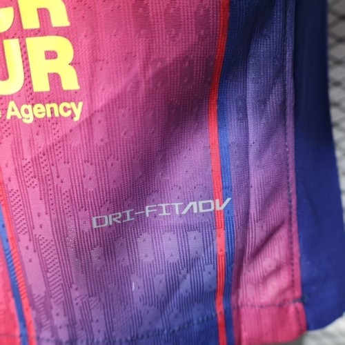 Barcelona 2025/26 Home Player version jersey With New Sponsor
