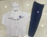 Paris Saint Germain 202526 White Windbreaker suit S-2XL