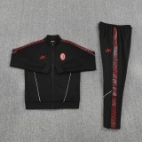 AC Milan 2025/26 Black long sleeve Jacket suit S-XXL