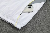 Real Madrid 2025/26 White Windbreaker suit S-2XL