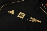 Arsenal 2025/26 Black Hoodie Suit S-2XL
