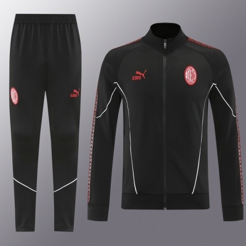 AC Milan 2025/26 Black long sleeve Jacket suit S-XXL