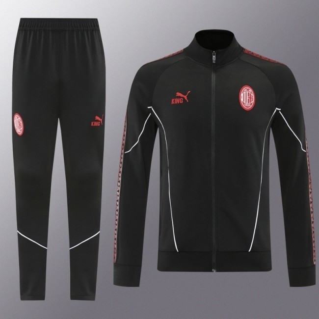 AC Milan 2025/26 Black long sleeve Jacket suit S-XXL