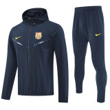 Barcelona 202526 Black Windbreaker suit S-2XL