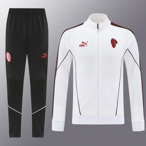 AC Milan 2025/26 White long sleeve Jacket suit S-XXL