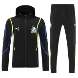 Marseille 2025/26 Black Windbreaker suit S-2XL