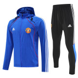 Manchester United 2025/26 Blue Windbreaker suit S-2XL
